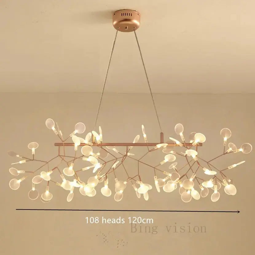 Designer Industrial Firefly Chandelier — alternate product view 13