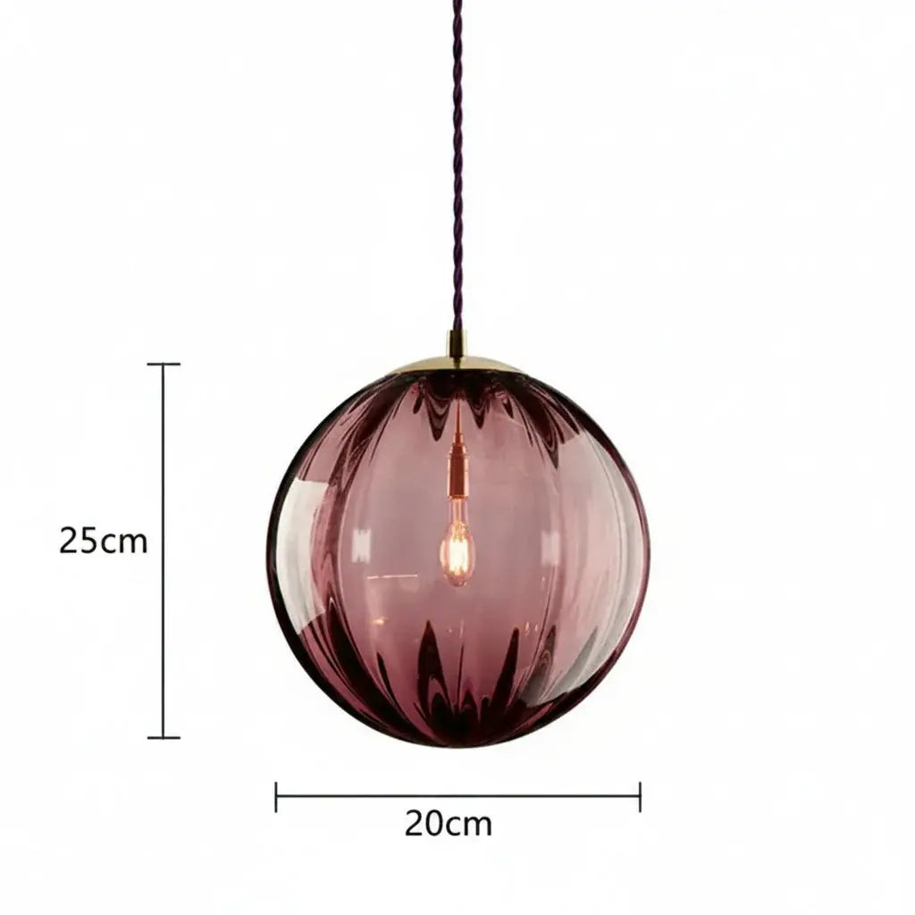 Modern Pendant Light Nordic Glass Ball — alternate product view 11