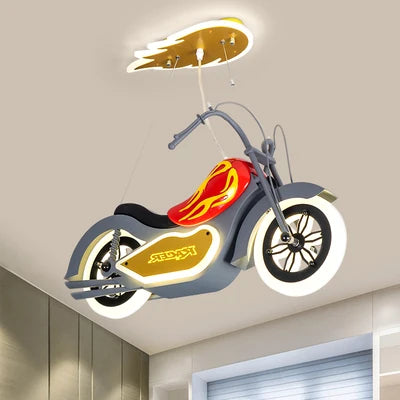 Ryder Resin Motorcycle LED Kids Room Chandelier – alternate product view 8