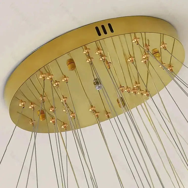 Pendant Modern Crystal Ring Chandelier — alternate product view 6