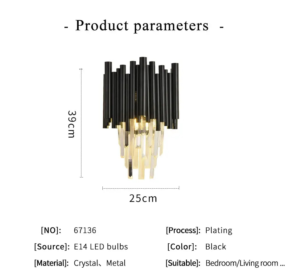 Modern Black Wall Lamp — alternate product view 5