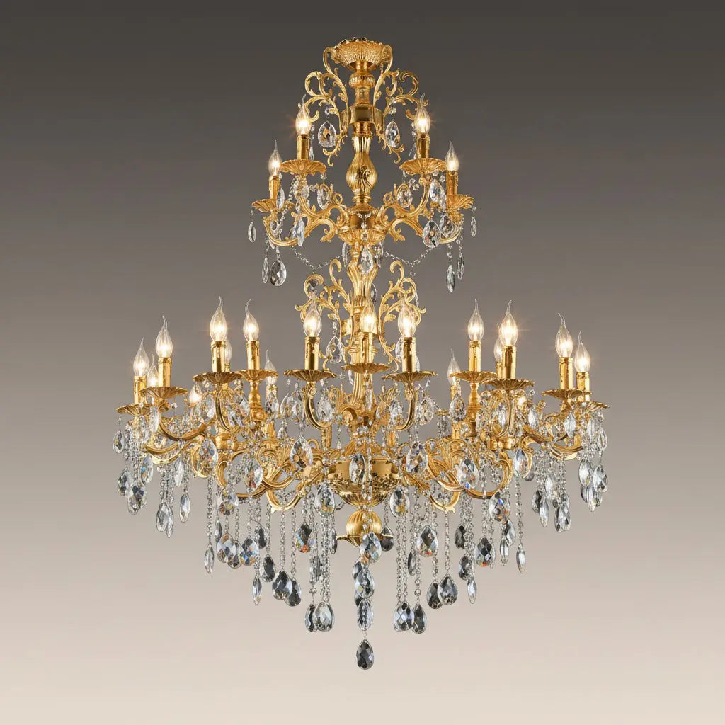 Luxurious Crystal 3 Tiers Chandelier — alternate product view 10