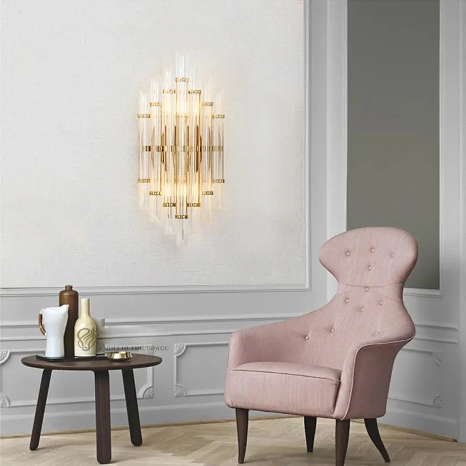 Nordic Iron Crystal Designer Wall Sconce — alternate product view 5