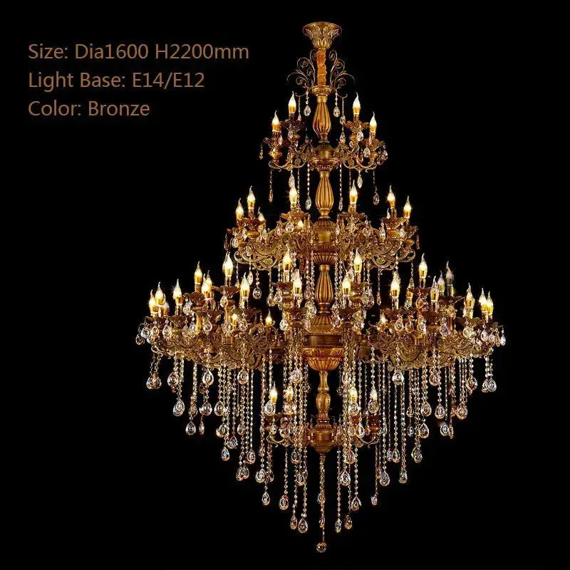 Luxurious Huge Crystal Chandelier — alternate product view 7