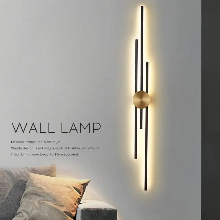 Luxury Minimalist Creative Copper Wall Light — alternate product view 2