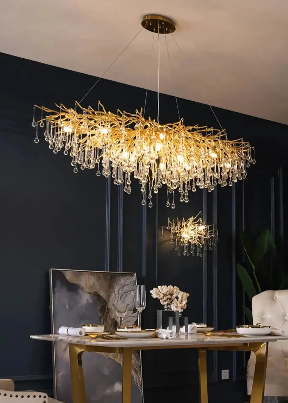 Unique Luxury Crystal Chandelier For Living Room — alternate product view 3