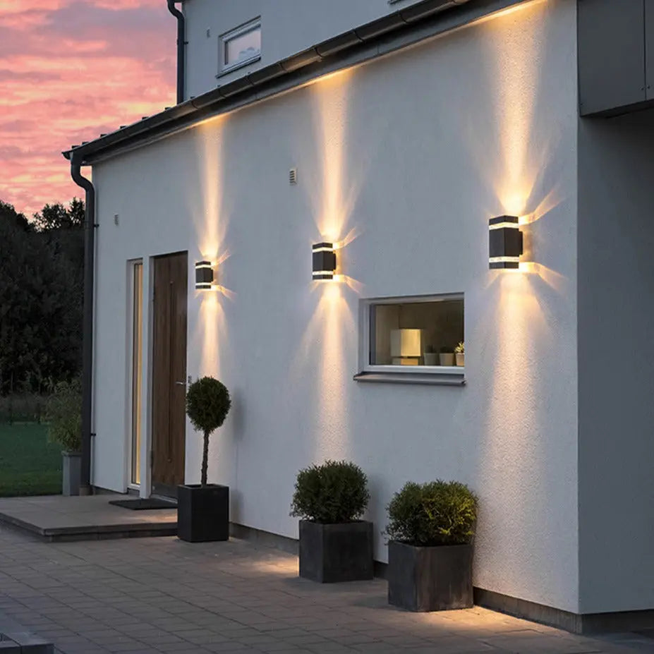 Outdoor Aluminum Waterproof Wall Mounted Lamp — alternate product view 2