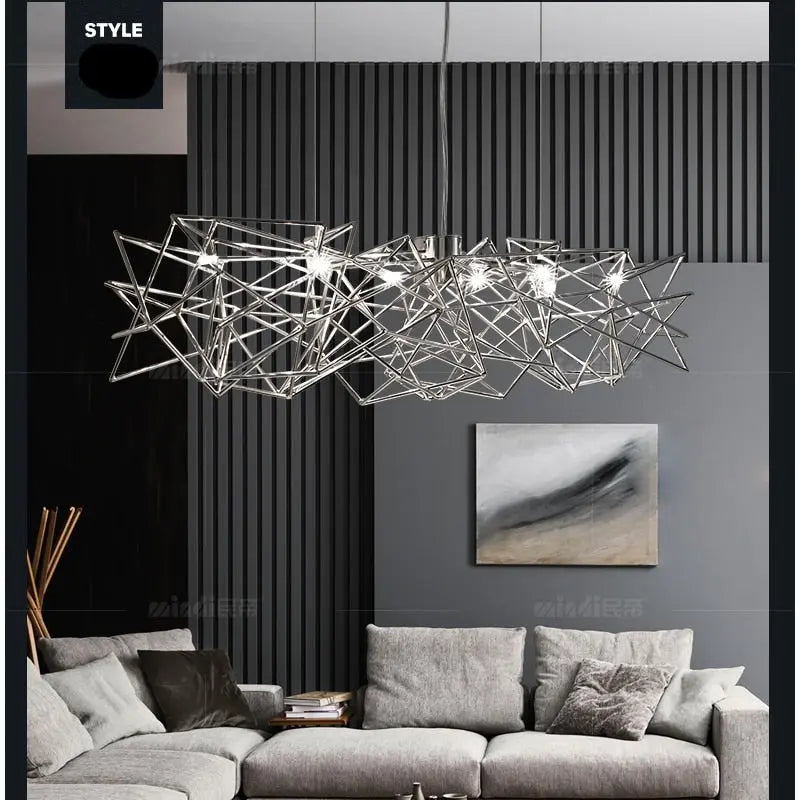 Nordic Modern Restaurant LED Chandeliers — alternate product view 5