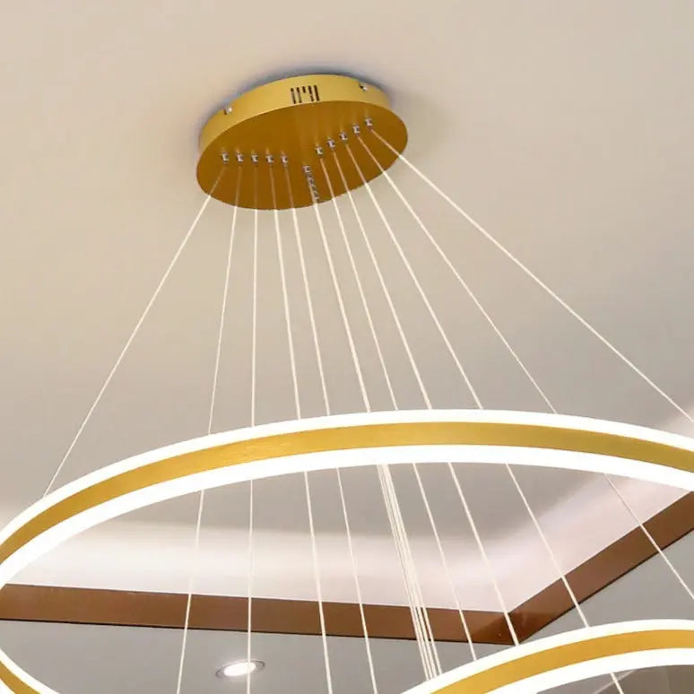 Large Modern Ring Chandelier — alternate product view 11