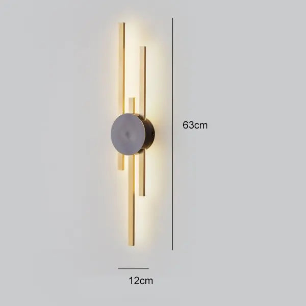 Luxury Minimalist Creative Copper Wall Light — alternate product view 16