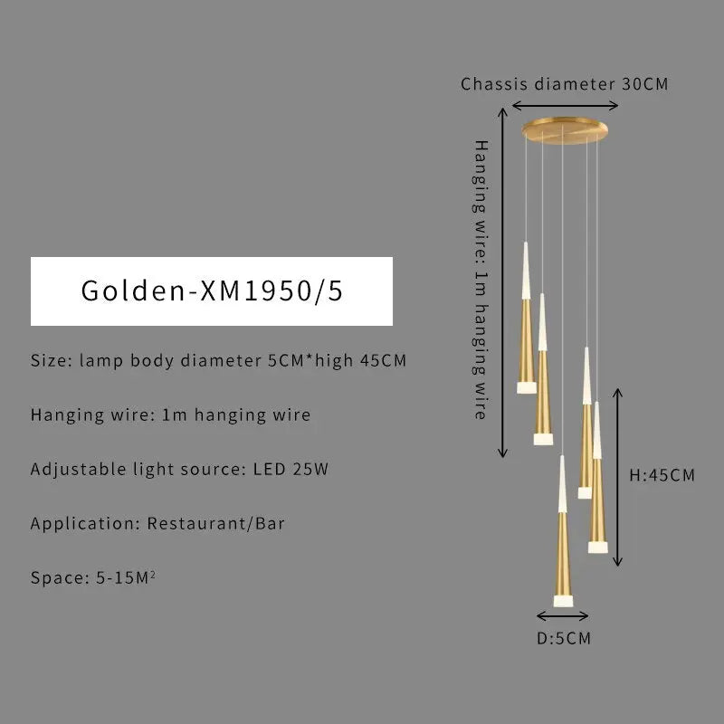 Duplex Stair Chandelier — alternate product view 10