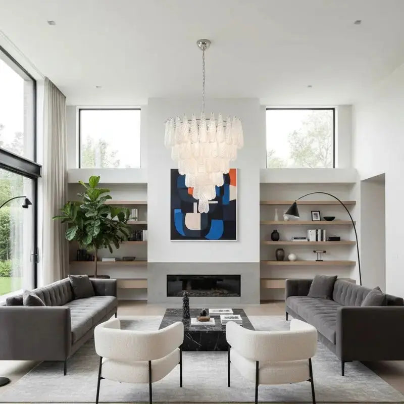 Glass Leaf Wall Light — shown in an interior setting 5
