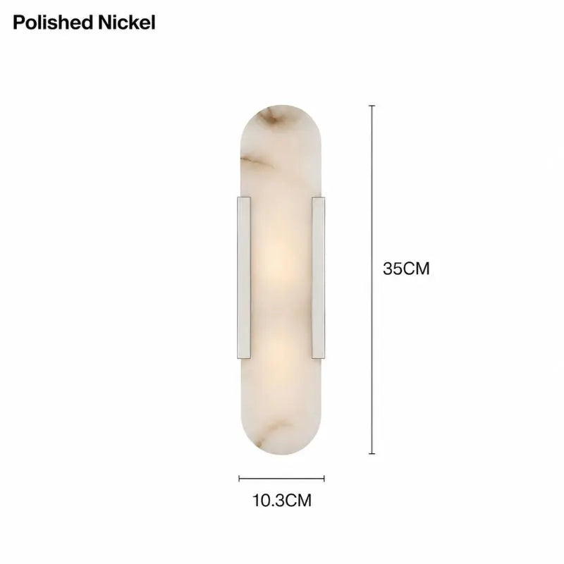 Avelisse Marble Living Room Wall Lights — close-up design detail
