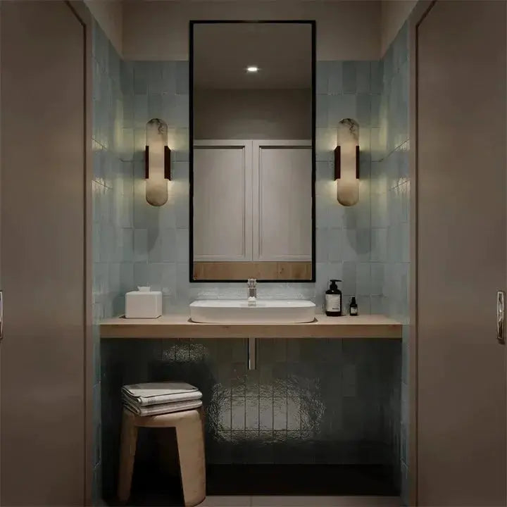Alabaster Melange Wall Sconce — alternate product view 3