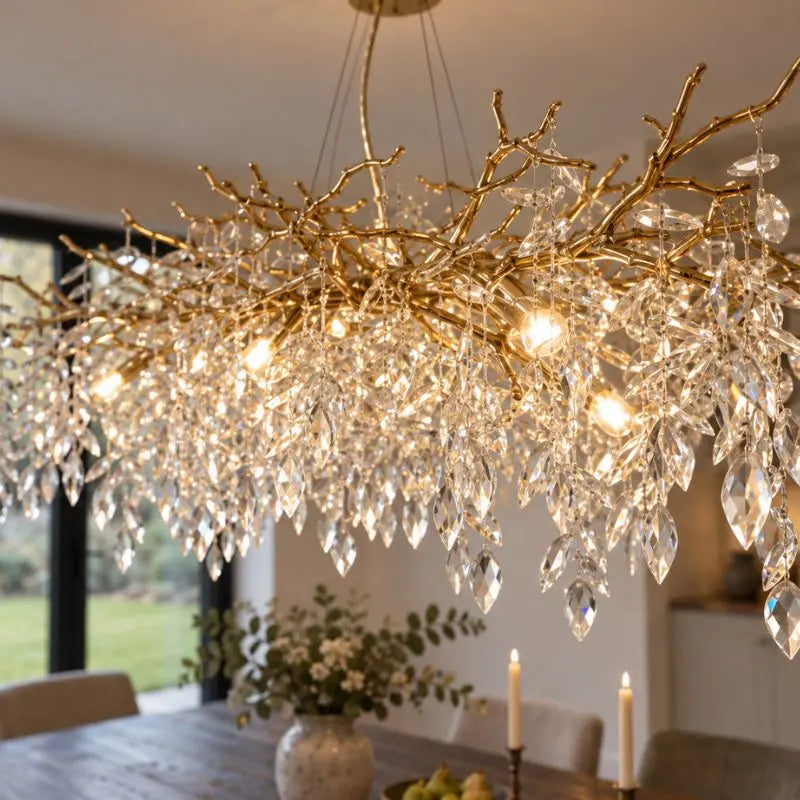 Modern Dining Branch Chandelier — shown in an interior setting 4