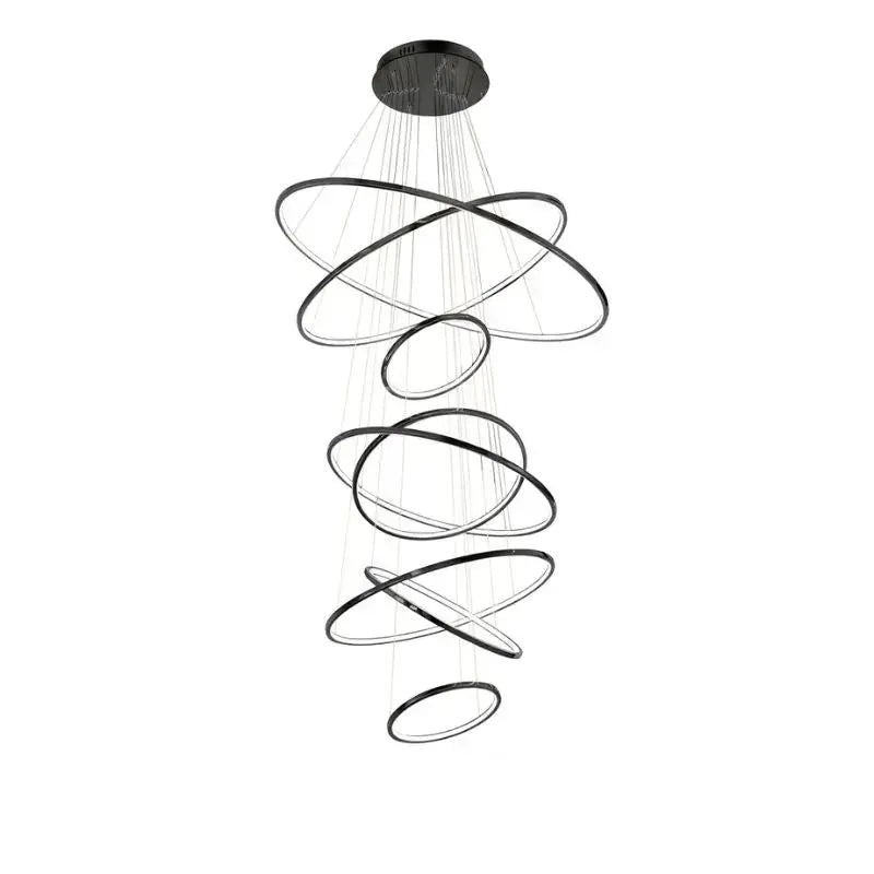Elegant Modern Ring Chandelier — alternate product view 7