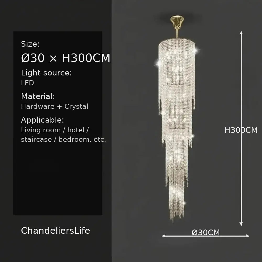 Luxury High Ceiling Chandelier — alternate product view 15