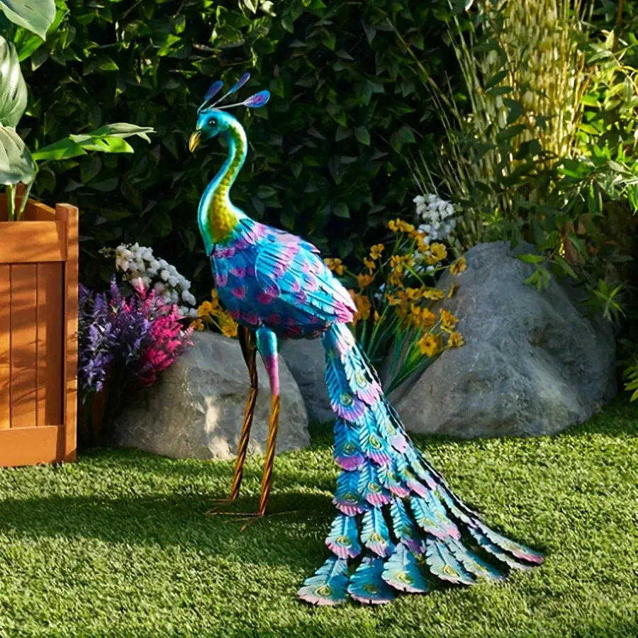 Peacock Statue — product view