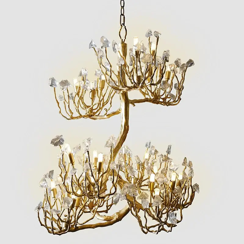 Postmodern Handmade Copper Chandelier — alternate product view 2