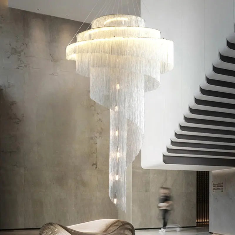 Luxury Tassel Chain Chandelier — alternate product view 3