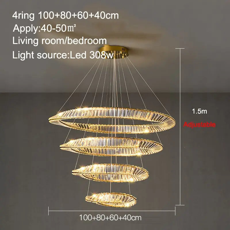 Crystal Led Chandelier — alternate product view 16