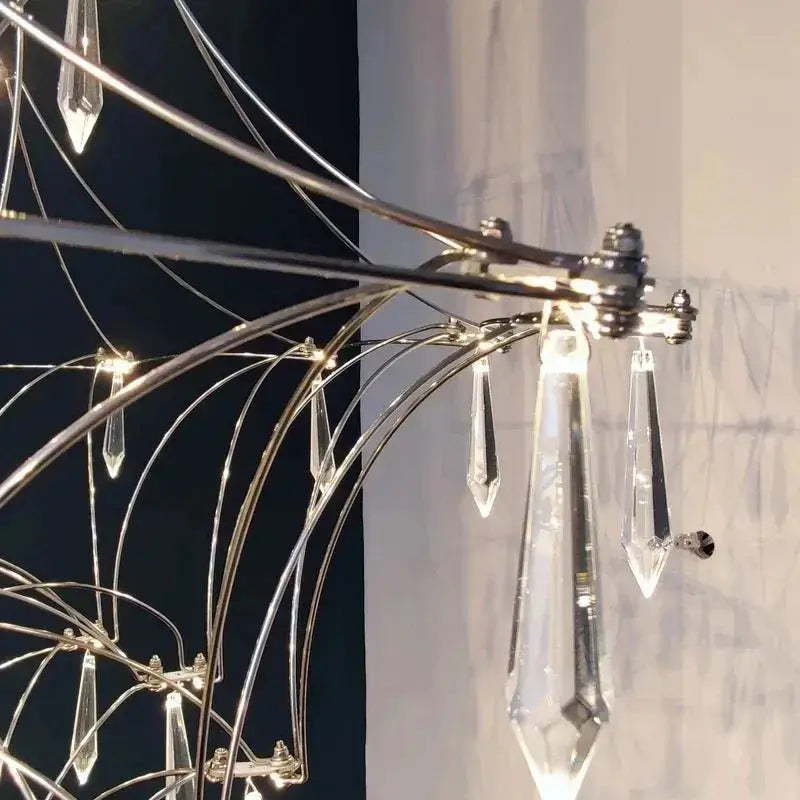 Abstract Design Crystal Cube Chandelier — alternate product view 5