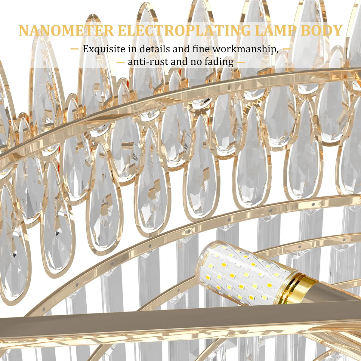 Luxurious Crystal Chandeliers — alternate product view 4