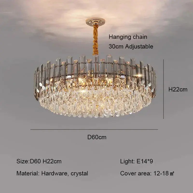 Modern Luxury Crystal E14 Chandeliers — alternate product view 10