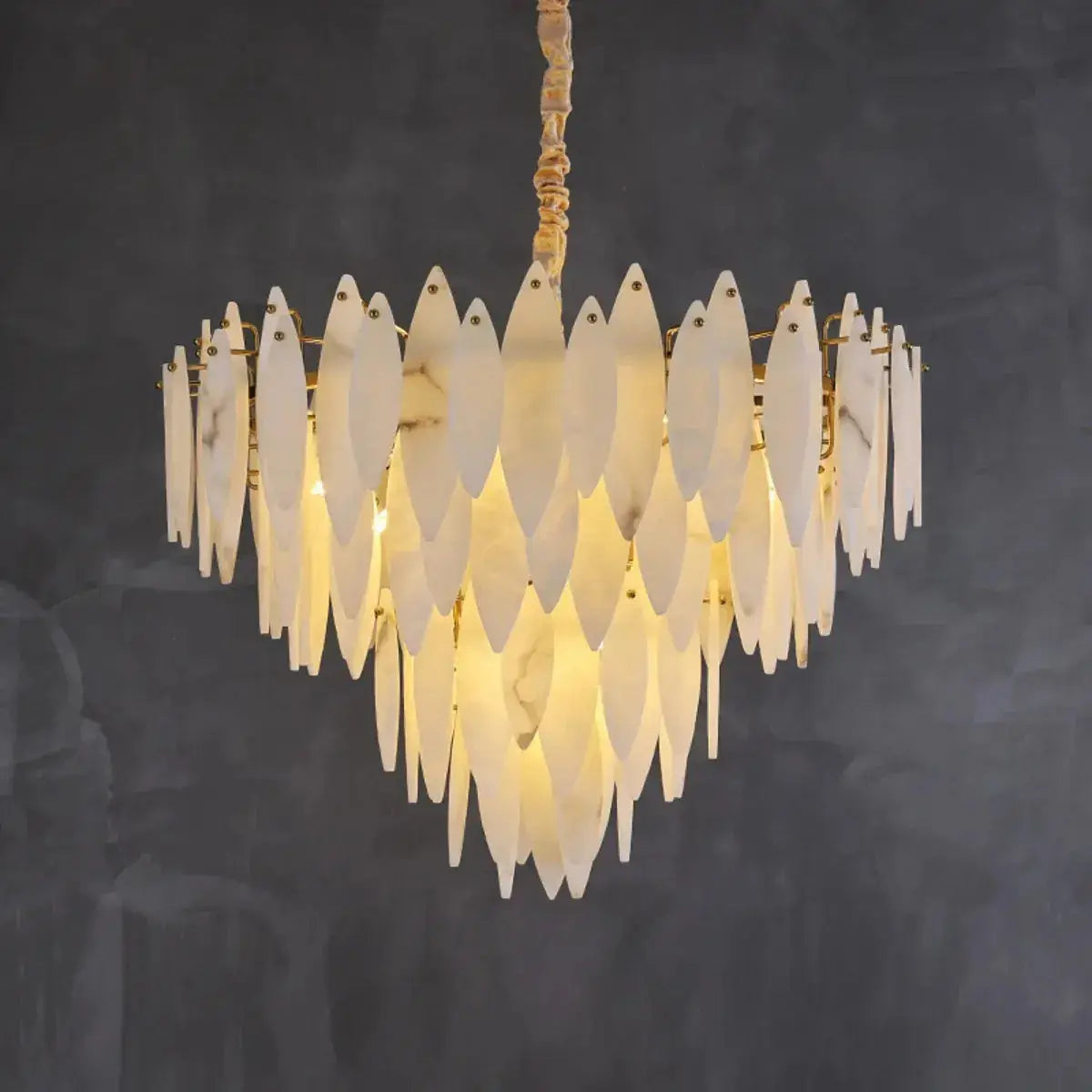 Villa Loft Bedroom Designer Marble Chandeliers — alternate product view 3