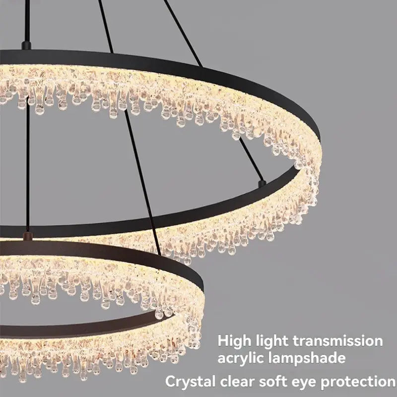 Italian Crystal Round Chandelier — alternate product view 4