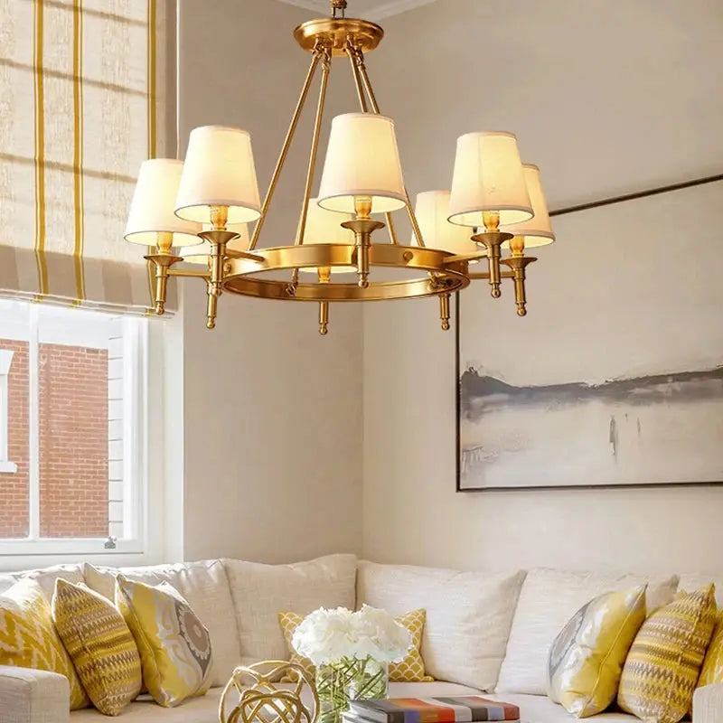 Copper Chandelier — alternate product view 2