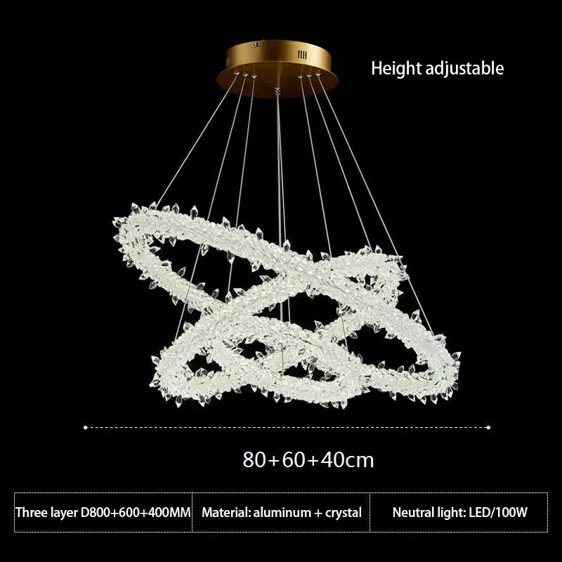 Modern Ice Cone Chandelier — alternate product view 4