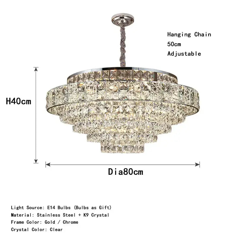 Crystal Elegant Chandelier Design — alternate product view 9