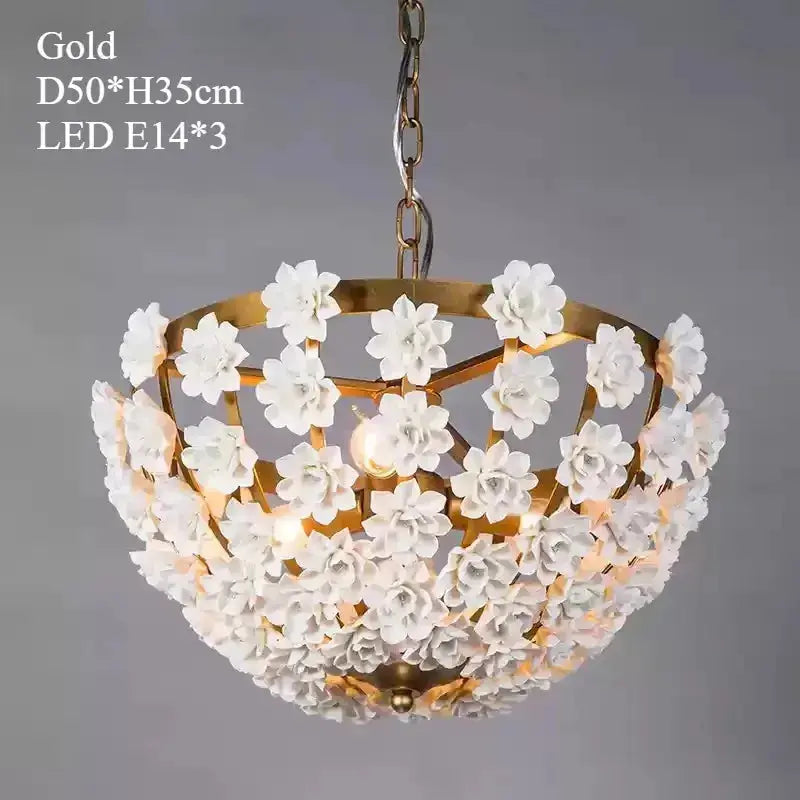 Ceramic American Vintage Chandelier — alternate product view 12