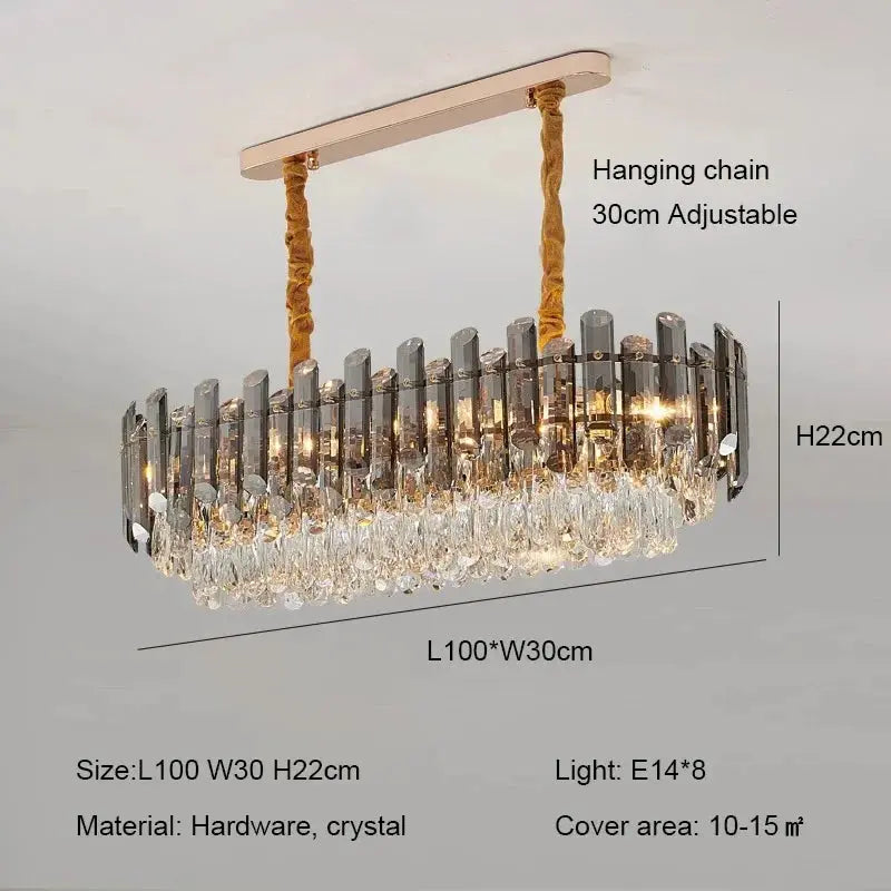 Modern Luxury Crystal E14 Chandeliers — alternate product view 7