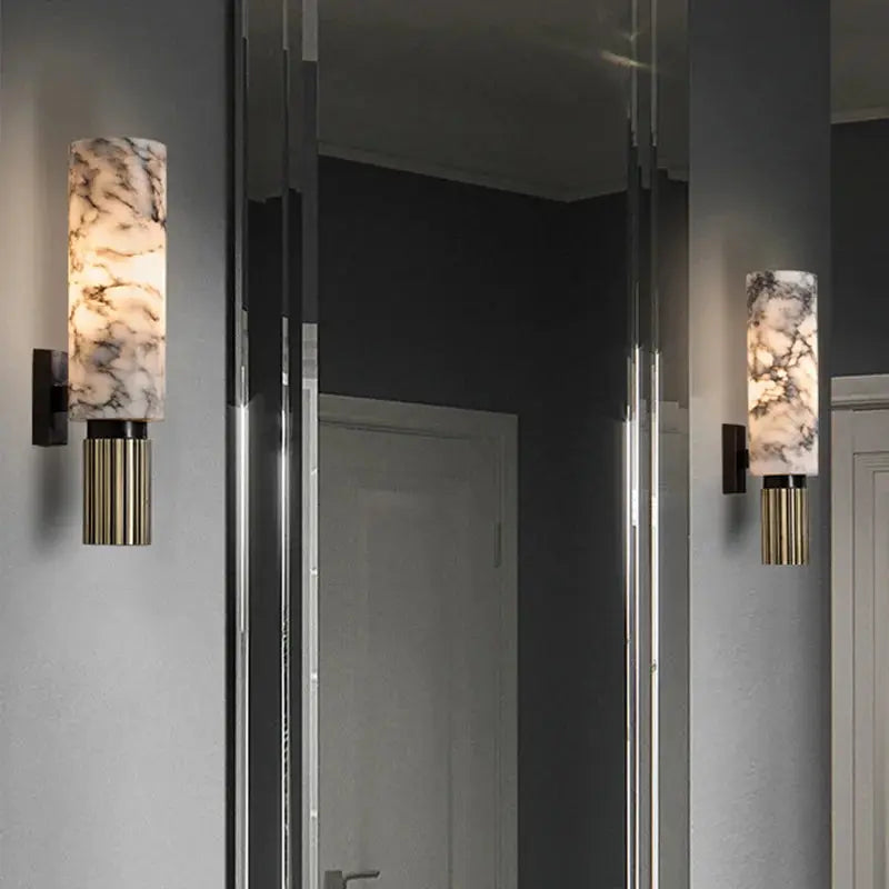 Modern Luxury Natural Marble Lamp — alternate product view 2
