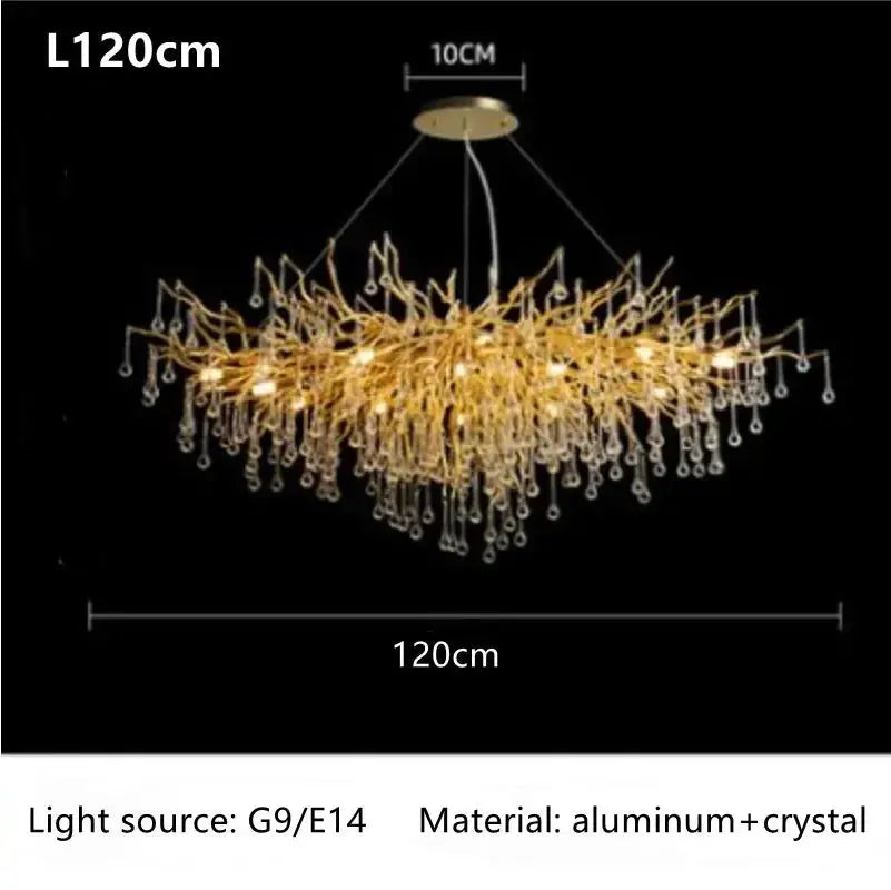 Unique Luxury Crystal Chandelier For Living Room — alternate product view 15