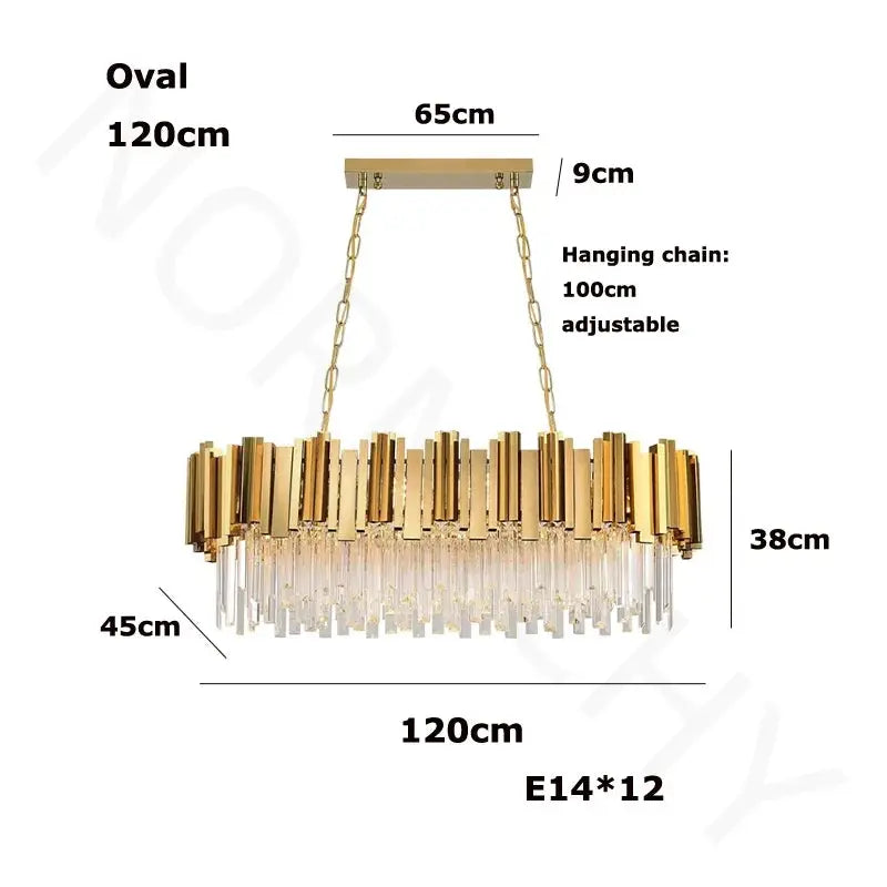 Lustre Suspension Staircase Luxury Chandelier — alternate product view 9