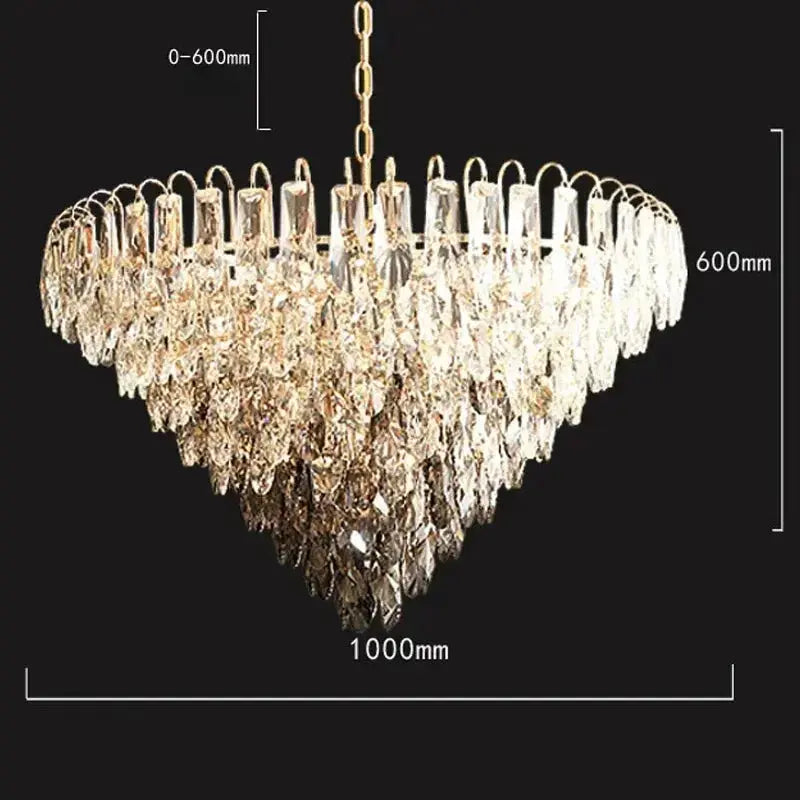 Crystal Art Home Postmodern Chandelier — alternate product view 6