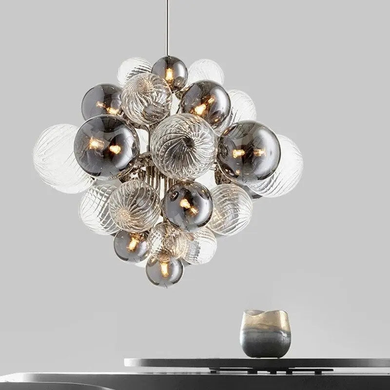 Nordic Creative Glass Metal Pendant Lights — alternate product view 9