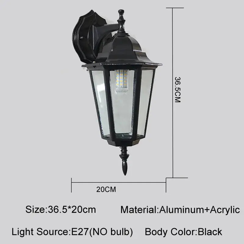 Courtyard Waterproof Wall Lamp — alternate product view 7