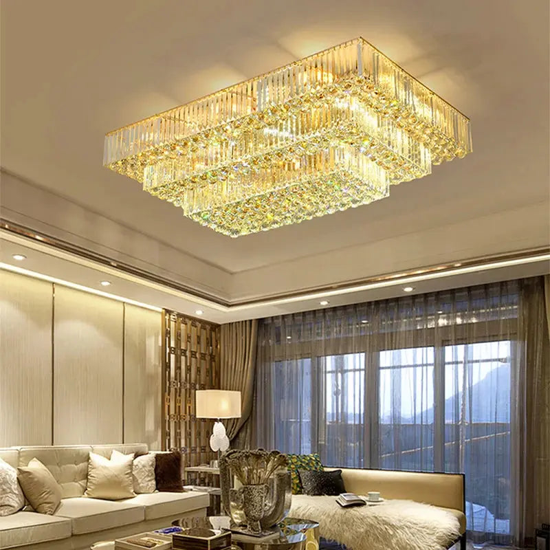 Luxury Crystal Classical Ceiling Light Fixtures — alternate product view 7