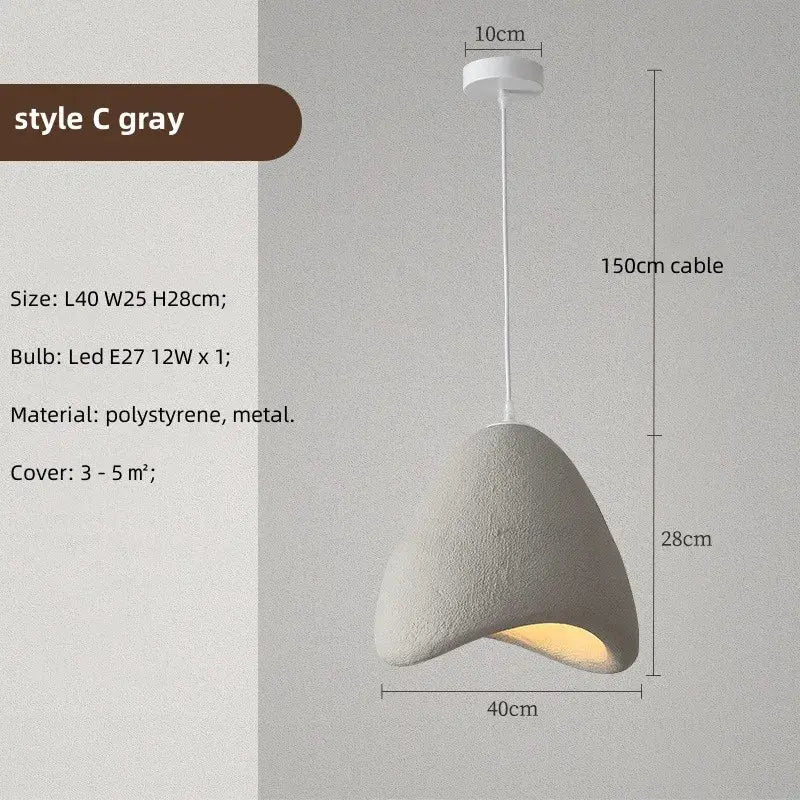 Wabi Sabi Dining Room LED Arrow Pendant Lights — alternate product view 6