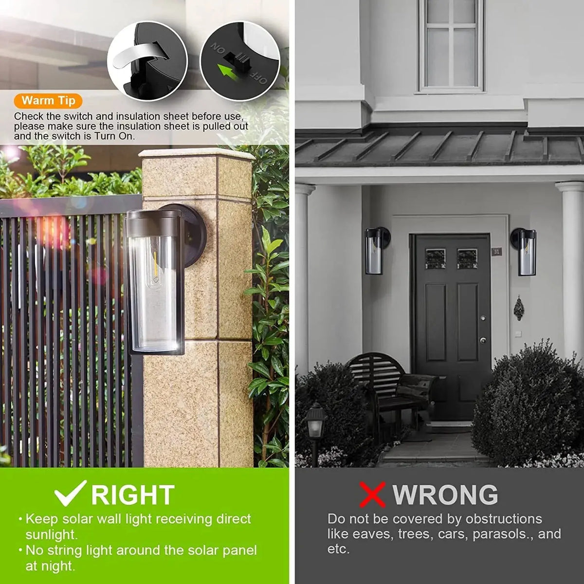 Solar Powered Wall Light — alternate product view 4