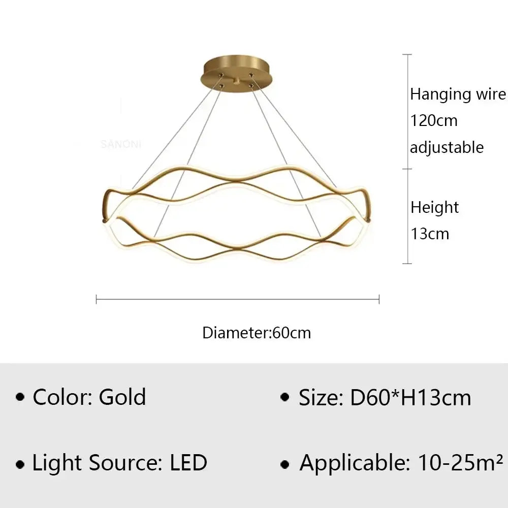 Luxury Ring Hanging Lamp — alternate product view 19