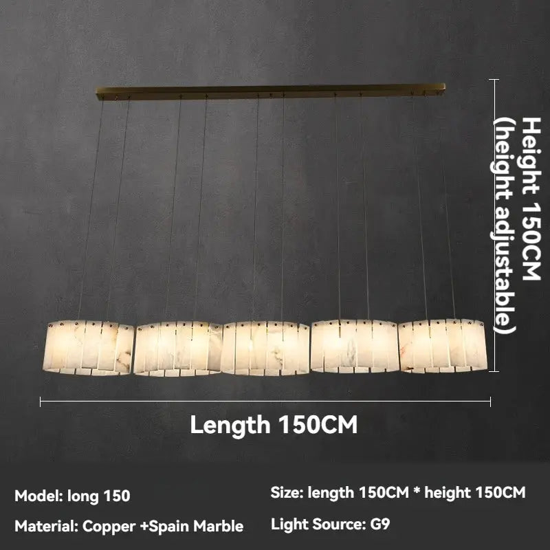 Marble Luxury Designer Chandelier — alternate product view 10