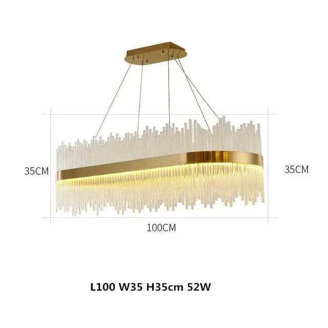 Modern LED Chandelier Dimmable — alternate product view 10