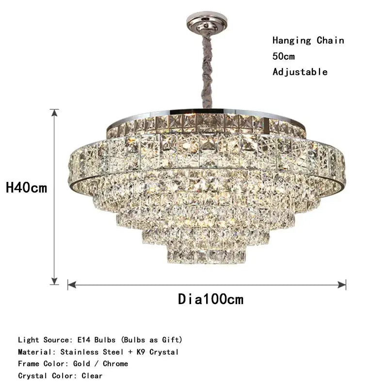 Crystal Elegant Chandelier Design — alternate product view 14