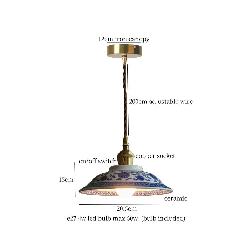 Ceramic Kitchen Hanging Lights — alternate product view 21