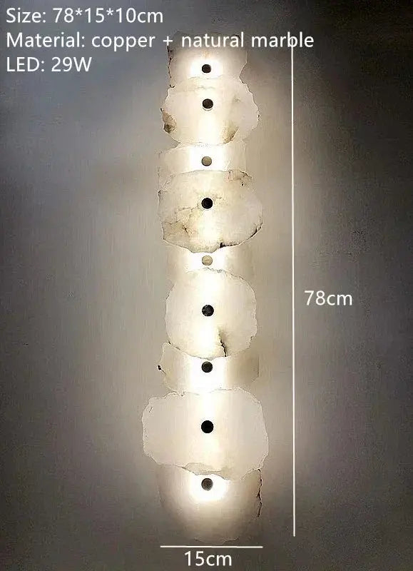 Round Ceiling Marble Wall Lights — alternate product view 5